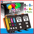 5Pk 920 Xl Ink Cartridge|Use For Hp Officejet 6500A 6000 7500A Printers|2B1c1y1m