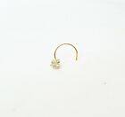 Indian Nose Ring 22k Gold Plated Nose Ear Pin Piercing Women Fashion Jewelry