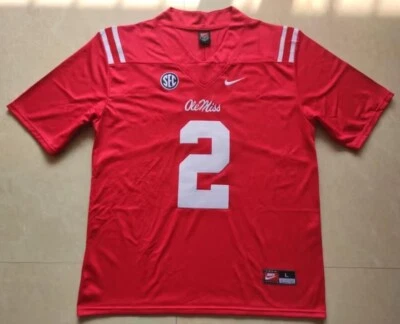 Dart #2 Ole Miss Rebels Football Jersey. All Stitched, Red - Image 1 of 3