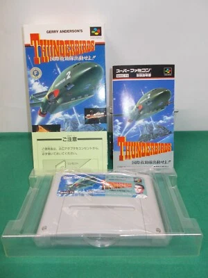 SNES -- Thunderbirds -- Boxed. Super famicom. Japan Game. 13596 - Image 1 of 4