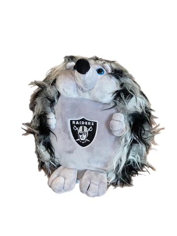 Forever Collectibles Raiders Hedgehog Plush Oakland Vegas NFL RARE FIND Cover