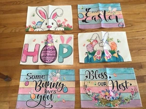 6 Unbelievably adorable EASTER PLACEMATS, 12x18”. NEW - Picture 1 of 4