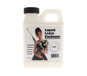 Liquid Latex - Clear - 8 Fl Oz, Face and Body Paint, Ideal for Halloween - Picture 1 of 3