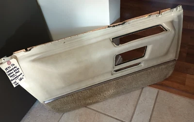 1971-76 Cadillac Fleetwood Deville SANDALWOOD Rear Lower Door Panel Pad Armrest - Image 1 of 2