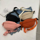 Leisure Waist Bag Street Style Belt Bags Canvas Waist Pack Crossbody Chest Bag