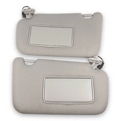 2013-2019 Nissan Sentra Driver & Passenger Side Sun Visor Set Pair Lighted - Image 1 of 4