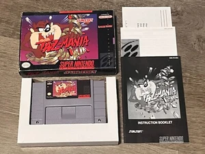 Auténtico Taz-Mania Super Nintendo SNES Completo en Caja Buen Estado - Imagen 1 de 10