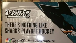 Tarjeta de Animación Auténtica Fan NHL San Jose Sharks Ronda 2 vs Golden Knights Nueva SGA. - Imagen 1 de 2