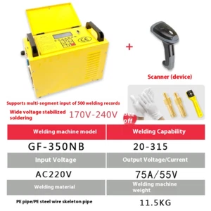 Pe completamente automatico inverter di luce saldatrice elettrica a fusione tubo gas acciaio - Foto 1 di 21