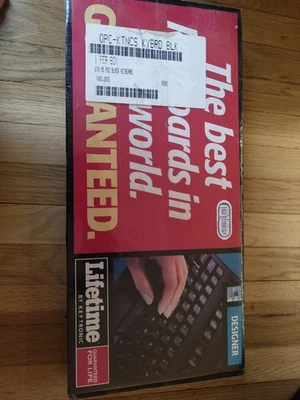 Vintage Lifetime by Keytronic (Designer) - Wired Black Keyboard - Image 1 of 2