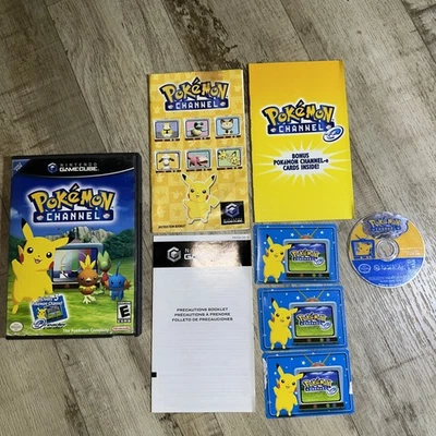 Juego Canal Pokemon (Nintendo Gamecube) con Estuche con Manual y 3 Tarjetas Lectoras Electrónicas Foto 1 de 3