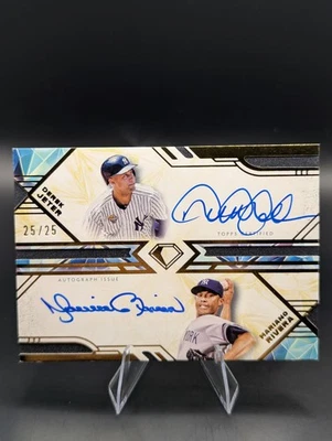 2025 Topps Diamond Icons Derek Jeter Mariano Rivera #IDA-JR Dual Auto /25 - Image 1 of 3