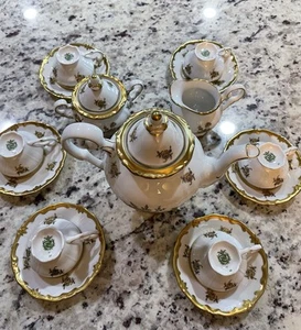 Weimar 17010 Big Flowers 17 Pc  Demitasse Set. Made In Germany Brand New! - Picture 1 of 9