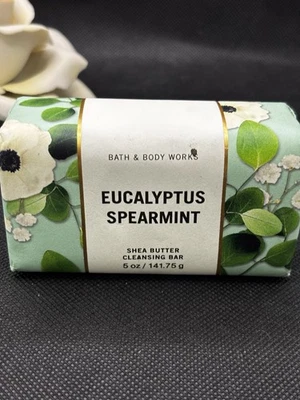 Bath and Body Works Eucalyptus Spearmint Shea Butter Cleansing Bar Soap 5 oz - Image 1 of 2