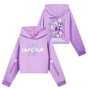 Girls KPOP Demon Hunters Hoodie Kids HUNTRX Hoody Sweatshirt Pullover Jumper Top - Picture 1 of 22