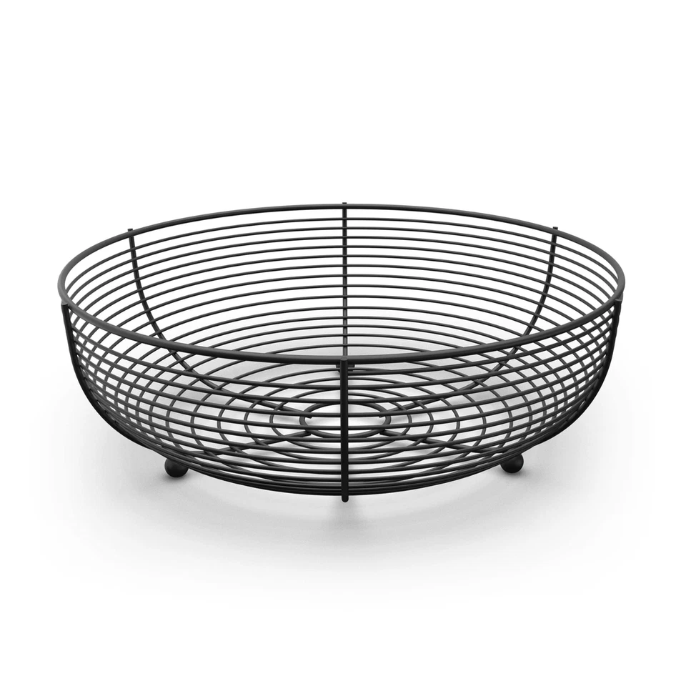 Caxxa Countertop Fruit Bowl Wire Basket for Fruits Breads Vegetables Snacks