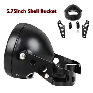 5-3/4" 5.75inch Motorcycle LED Headlight Mount Housing Bucket Bracket For Bike - Picture 1 of 10