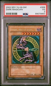 PSA 3 2002 Dark Magician SDY-006 Ultra Rare Yugioh Card Very Good - Picture 1 of 2