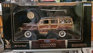 Yat Ming 1948 Woody 1:18 With 24K Gold Plated Coin Signature Series - Picture 1 of 4