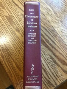 DICTIONARY OF MODERN BUSINESS (ENGLISH-SPANISH) Diccionario de los Negocios - Imagen 1 de 3