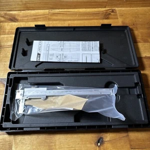 Mitutoyo 536-146 Vernier Caliper Pointed Jaw 20-150mm Range .01 Resolution - Picture 1 of 14