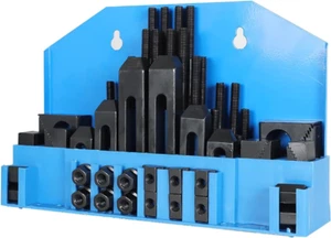 58 Stck. 1/2 Zoll T-Nut Niederhalter Klemme Spannsatz Fräse Maschinist Set für Brücke - Bild 1 von 6