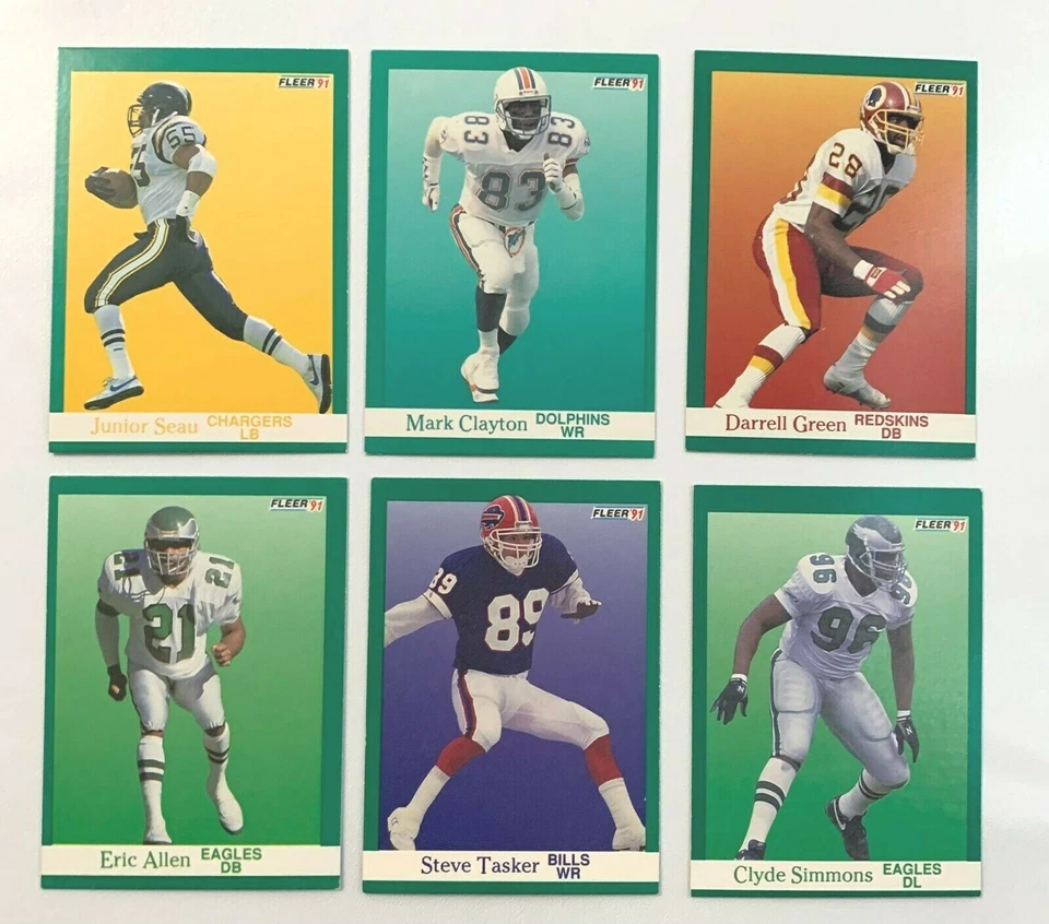 1991 Fleer Football Cards You Pick Singles -- Complete Your Set - Image 1 of 1