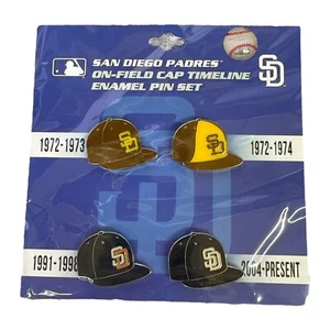 Juego de prendedores esmaltados línea de tiempo de la franquicia de los Padres de San Diego MLB - Imagen 1 de 1