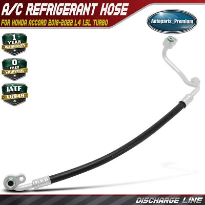 New A/C Refrigerant Hose Discharge Line for Honda Accord 2018-2022 L4 1.5L Turbo - Image 1 of 4
