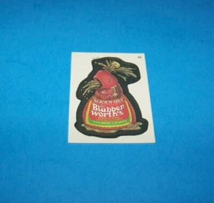 Wacky Packages 1991  Sticker #45  "Mrs. Blubber Worth's"  - Picture 1 of 2