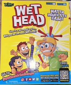 Zing Wet Head Wasser Roulette Spiel Familie Herausforderung Party Spaß ab 4+ - Bild 1 von 1