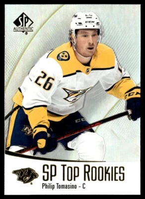 2021-22 Upper Deck SP Authentic Top Rookies Philip Tomasino Rookie Nashville - Image 1 of 2