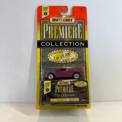 Matchbox Premiere Collection Series 2 LE - Lamborghini Diablo - фиолетовый [НОВЫЙ] - Изображение 1 из 4