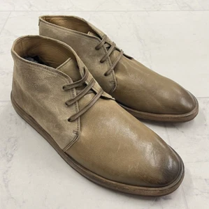 New John Varvatos Algiers Leather Suede Chukka (A) In Tan Size: 8.5 - Picture 1 of 7
