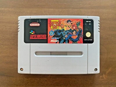 Justice League Task Force - DC - SNES Nintendo PAL English - Cartridge only - Image 1 of 2