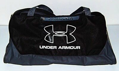 Bolso de Lona Under Armour X STORM HEAT GEAR Gris y Negro Logotipos Asas + Correa Foto 1 de 4