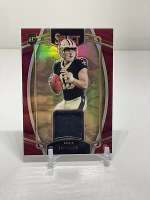 2021 Select Football Ian Book Patch Red PRIZM Rookie RSW-IBO SP - Image 1 of 4