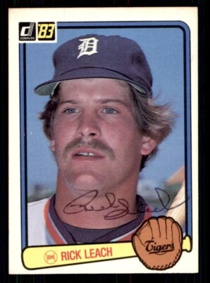 1983 Donruss Baseball #81 Rick Leach Signed Autograph (no COA) *e1 - Image 1 of 2