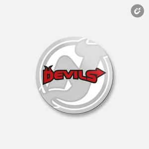Imán decorativo redondo New Jersey Devils NHL | 4"" X 4 - Imagen 1 de 2