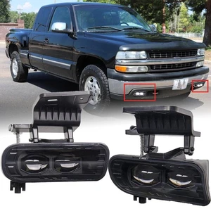LED Driving Fog Lights For 1999-2002 Chevy Silverado 2000-2006 Suburban Tahoe - Picture 1 of 11