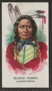 B.A.T.-INDIAN CHIEFS 1930-#18- BLACK HAWK - Picture 1 of 2