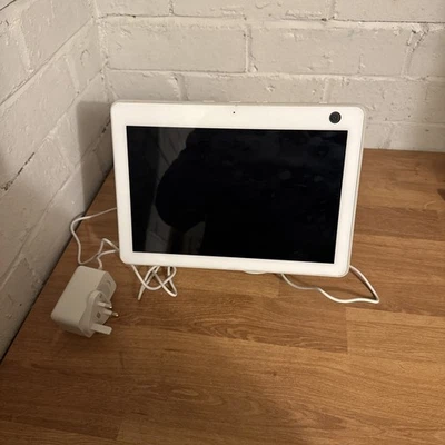 Amazon Echo Show 10 (3rd Gen.) Smart Speaker - Glacier White Fabric - Image 1 of 3