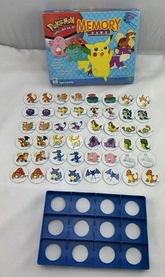 1999 Pokemon Memory Game by Milton Bradley Complete in Great Cond FREE SHIPPING - Image 1 of 4
