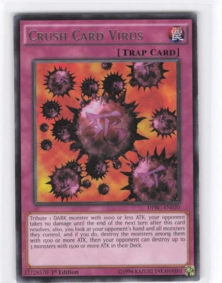 Crush Card Virus Rare Duelist Pack: Battle City DPBC-EN020 NM 1st Edition LP-NM - Image 1 of 2