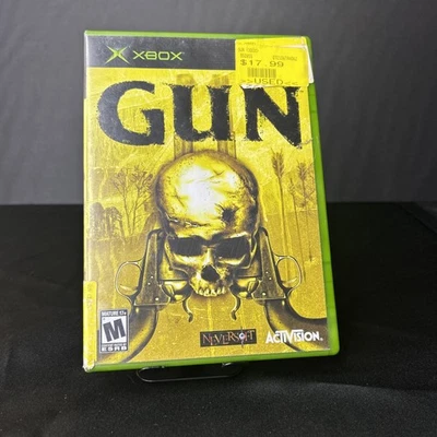 GUN Microsoft Xbox Video Game Untested Disc Scratches - Image 1 of 4