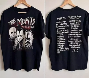 T-Shirt Misfits Band Static Age Heavy Cotton schwarz S-5XL TU752 - Bild 1 von 4