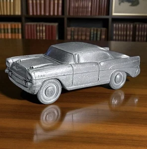 1957 Chevy Bel Air Die-Cast Car Bank Banthrico C1974 Vintage Collectible - Picture 1 of 9