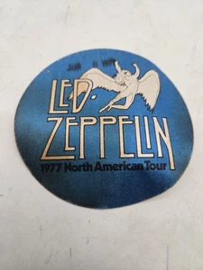 LED ZEPPELIN 1977 U.S. Tour Backstage Pass Original Blau - Bild 1 von 2