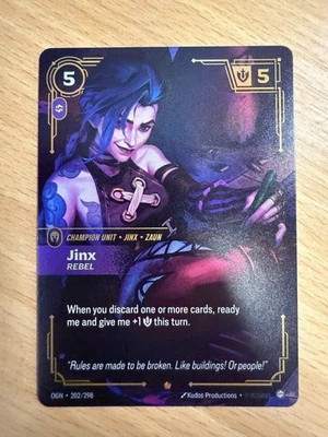 Jinx (202/298) EPIC Riftbound TCG - Image 1 of 2