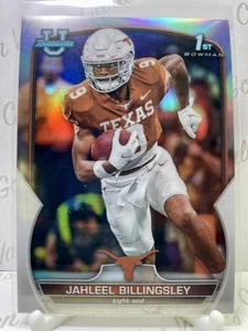 2022 Bowman University Chrome Refractor #26 Jahleel Billingsley Texas Longhorns - Bild 1 von 2